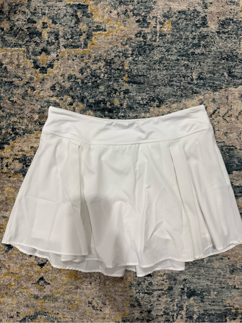 White Tennis Skirt - Flowy Pleated Athletic Skirt